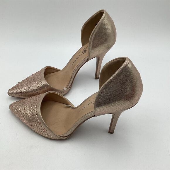 Chinese Laundry Women's Gold D'Orsay Heels Size 10M Party Shoes - Picture 3 of 9